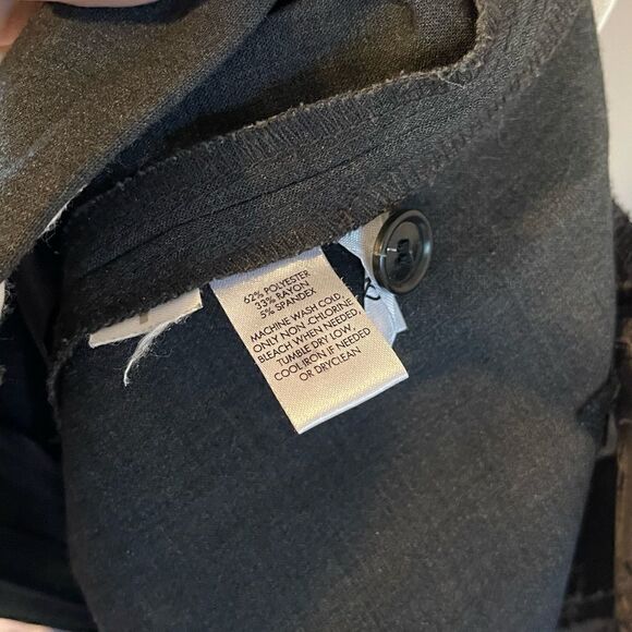 LOFT Kate Pant in Dark Charcoal Gray || SZ 6 - Picture 14 of 15